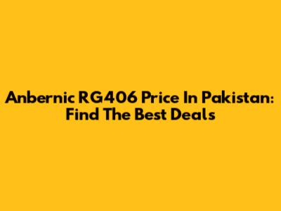 Anbernic RG406 Price In Pakistan: Find The Best Deals