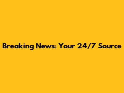 Breaking News: Your 24/7 Source