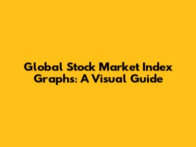 Global Stock Market Index Graphs: A Visual Guide