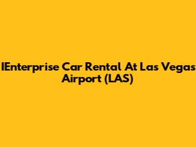 IEnterprise Car Rental At Las Vegas Airport (LAS)