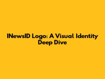 INewsID Logo: A Visual Identity Deep Dive