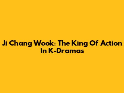 Ji Chang Wook: The King Of Action In K-Dramas