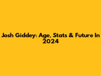 Josh Giddey: Age, Stats & Future In 2024