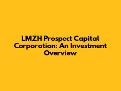 LMZH Prospect Capital Corporation: An Investment Overview