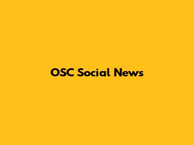 OSC Social News