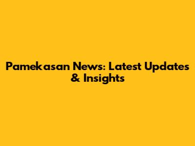 Pamekasan News: Latest Updates & Insights