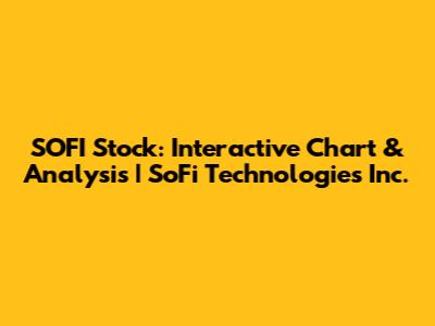 SOFI Stock: Interactive Chart & Analysis | SoFi Technologies Inc.