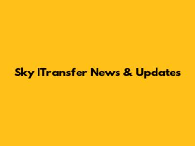 Sky ITransfer News & Updates