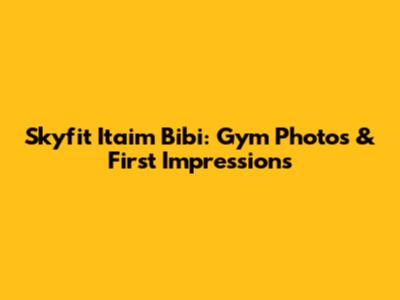Skyfit Itaim Bibi: Gym Photos & First Impressions