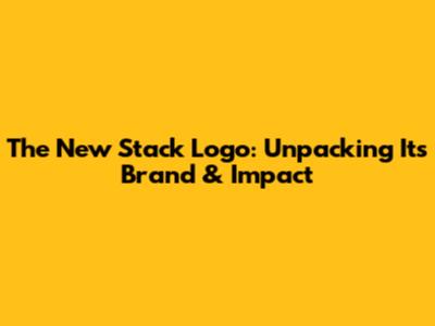 The New Stack Logo: Unpacking Its Brand & Impact