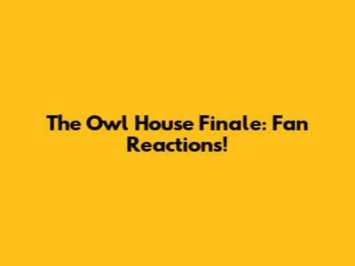 The Owl House Finale: Fan Reactions!