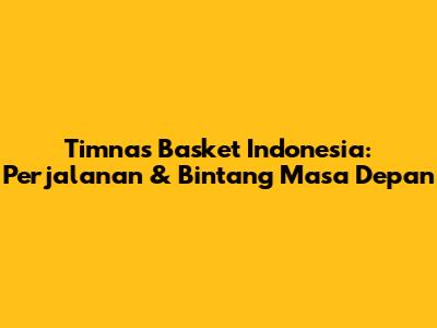 Timnas Basket Indonesia: Perjalanan & Bintang Masa Depan