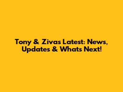 Tony & Ziva's Latest: News, Updates & What's Next!