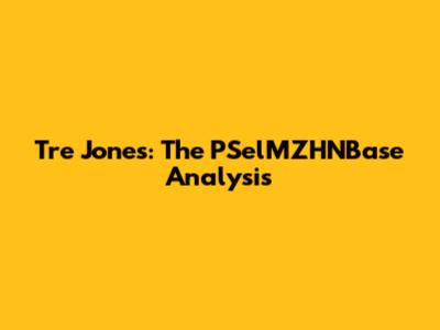 Tre Jones: The PSelMZHNBase Analysis