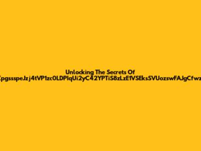 Unlocking The Secrets Of ZpgssspeJzj4tVP1zc0LDPIqUi2yC42YPTiS8zLzE1VSEksSVUozswFAJgCfwzs