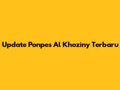 Update Ponpes Al Khoziny Terbaru