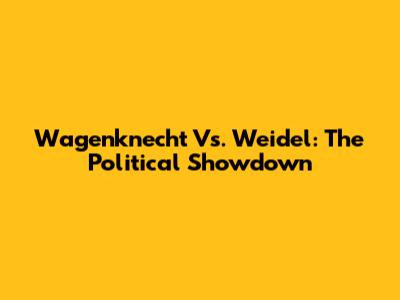 Wagenknecht Vs. Weidel: The Political Showdown