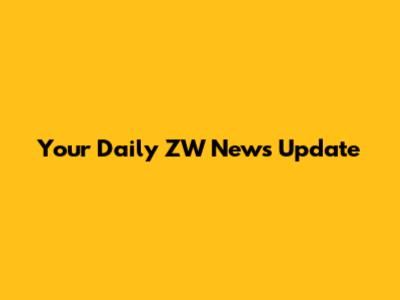 Your Daily ZW News Update